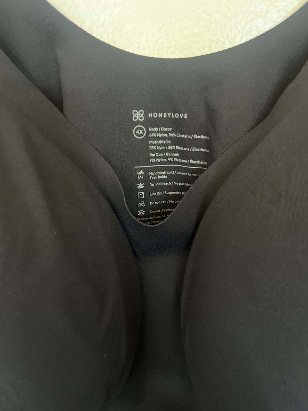 Honeylove LiftWear Cami Black Size 4X Shaping Tank Top Bra - Picture 2 of 3